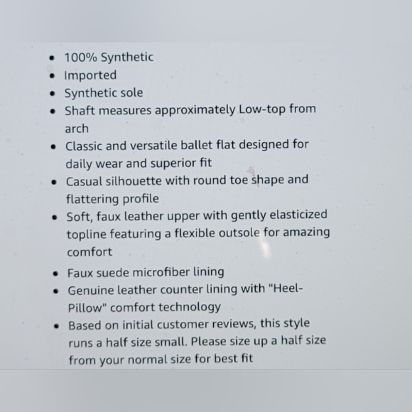 Brand New amazon microsuede ballet flat size 9.5 - Picture 13 of 13